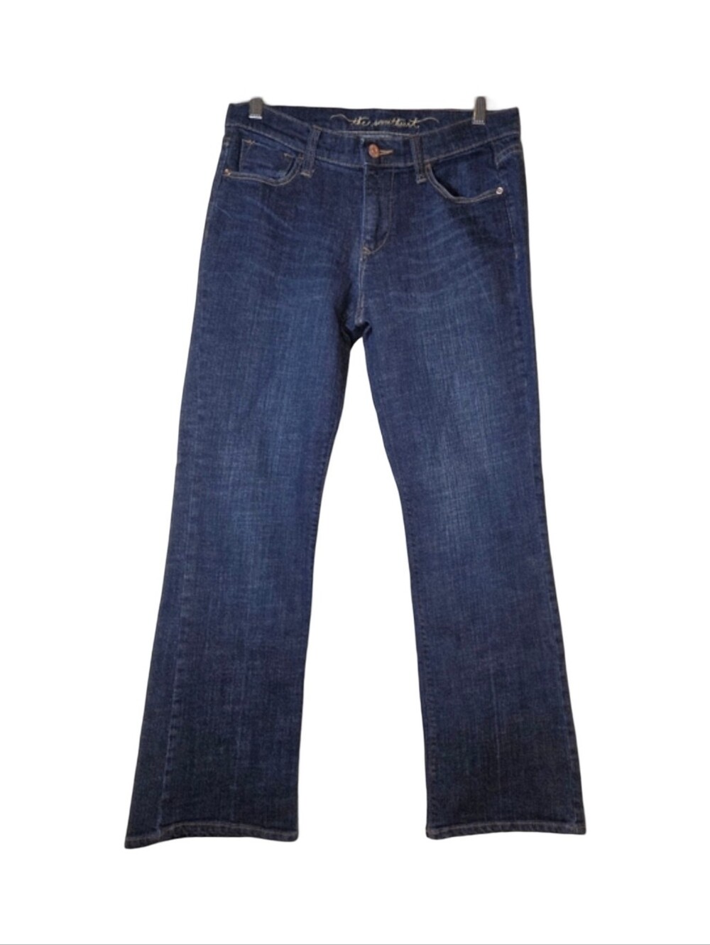 VTG Old Navy The Sweetheart Mid Rise Bootcut Jeans 4 Short Y2K Blue Denim Mint